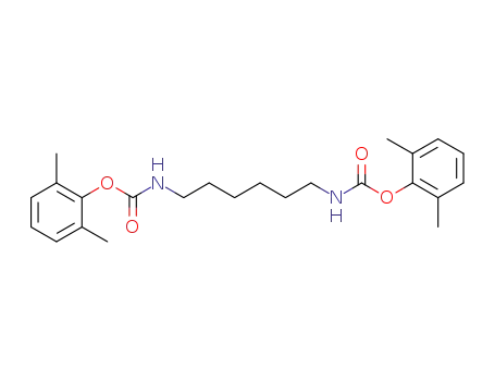 Molecular Structure of 501647-11-6 (N,N'-hexanediyl-bis-carbamic acid bis(2,6-dimethylphenyl) ester)