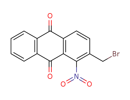 Molecular Structure of 74214-86-1 (2-bromomethyl-1-nitro-anthraquinone)