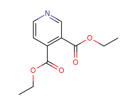 Molecular Structure of 1678-52-0 (DIETHYL 3 4-PYRIDINEDICARBOXYLATE  97)