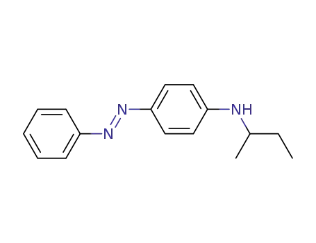Molecular Structure of 101423-88-5 (<i>N</i>-<i>sec</i>-butyl-4-phenylazo-aniline)