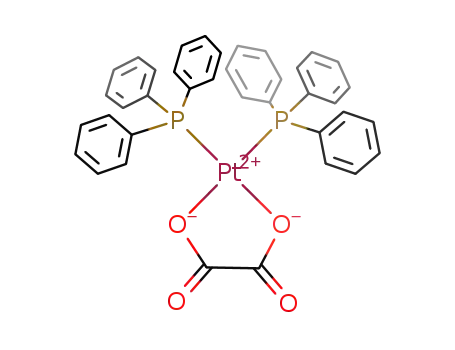 Molecular Structure of 23697-36-1 (bis(triphenylphosphine)(oxalato)platinum(II))
