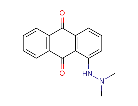 Molecular Structure of 117499-94-2 (1-(N',N'-Dimethyl-hydrazino)-anthraquinone)