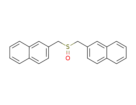 Molecular Structure of 115465-00-4 (Naphthalene, 2,2'-[sulfinylbis(methylene)]bis-)