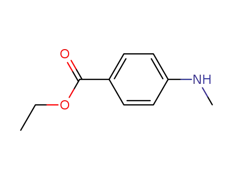 Molecular Structure of 10541-82-9 (ethyl 4-(methylamino)benzoate)