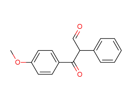 Molecular Structure of 93011-61-1 (3-(4-methoxyphenyl)-3-oxo-2-phenylpropanal)