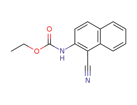 2-ethoxycarbonylaminonaphthalene-1-carbonitrile
