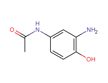 Molecular Structure of 102-33-0 (N-(3-amino-4-hydroxyphenyl)acetamide)