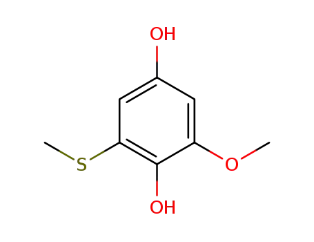 1,4-Benzenediol, 2-methoxy-6-(methylthio)-