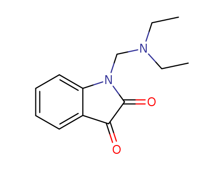 1H-Indole-2,3-dione,1-[(diethylamino)methyl]- cas  13129-68-5