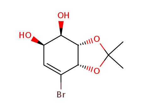 1,3-BENZODIOXOLE-4,5-DIOL, 7-BROMO-3A,4,5,7A-TETRAHYDRO-2,2-DIMETHYL-, (3AS,4R,5R,7AS)-CAS