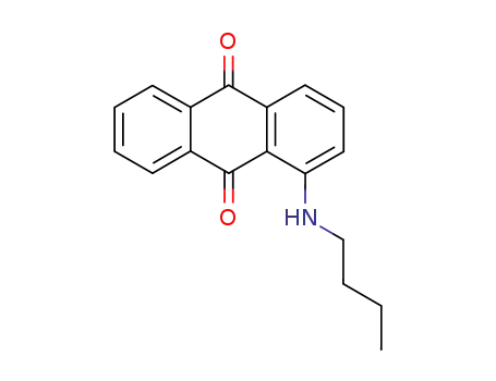 Molecular Structure of 129-45-3 (1-(butylamino)anthraquinone)
