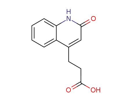 Molecular Structure of 71028-92-7 (2(1H)-quinolinon-4-ylpropionic acid)