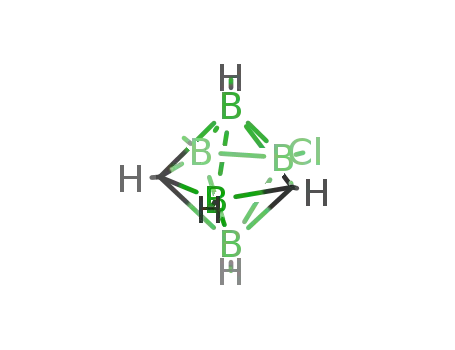 Molecular Structure of 79550-11-1 (5-CH<sub>3</sub>-6-Cl-closo-2,4-C<sub>2</sub>B<sub>5</sub>H<sub>5</sub>)