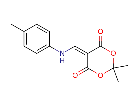 1,3-Dioxane-4,6-dione,
2,2-dimethyl-5-[[(4-methylphenyl)amino]methylene]-