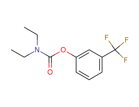 Molecular Structure of 1245824-29-6 (meta-trifluoromethylphenyl N,N-diethylcarbamate)