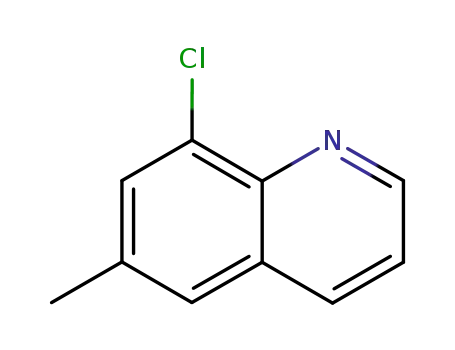 Molecular Structure of 19655-46-0 (8-chloro-6-methylquinoline)