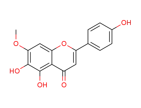 Molecular Structure of 23130-22-5 (SCUTELLAREIN-7-METHYL ETHER)