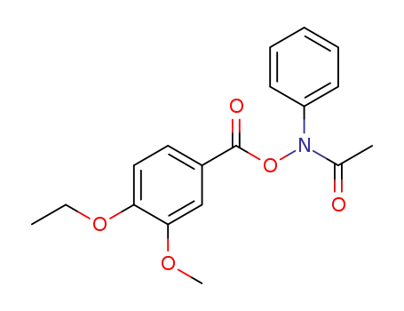 O-(4-ethoxy-3-methoxybenzoyl)-N-phenyl-acetohydroxamic acid