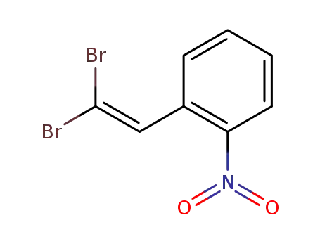 Molecular Structure of 253684-24-1 (1-(2,2-DibroMovinyl)-2-nitrobenzene)