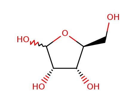 Molecular Structure of 41546-21-8 (L-Ribofuranose (9CI))