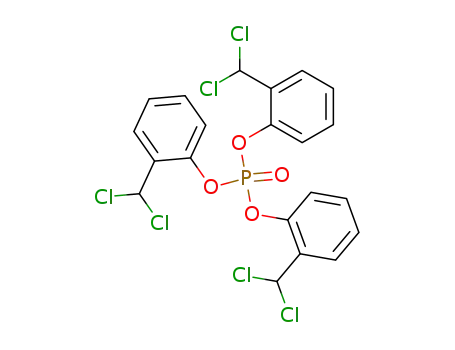 Molecular Structure of 37829-97-3 (phosphoric acid tris-(2-dichloromethyl-phenyl ester))