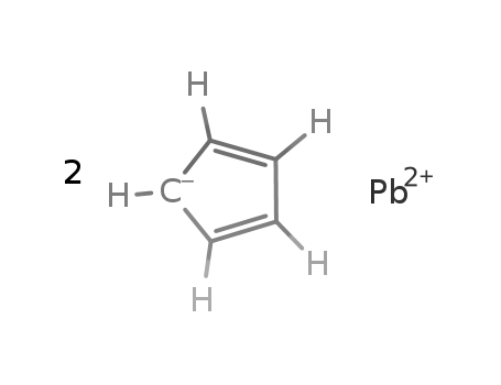 Molecular Structure of 90623-40-8 (bis(η-cyclopentadienyl)lead(II))