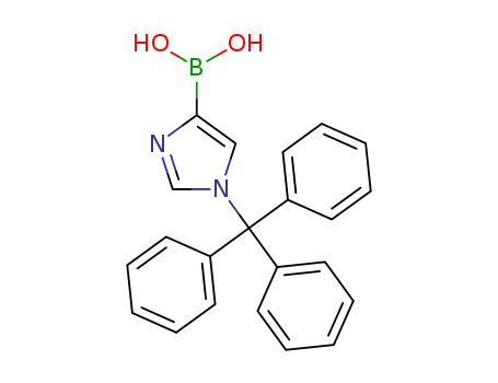 (1-trityl-1H-imidazol-4-yl)boronic acid