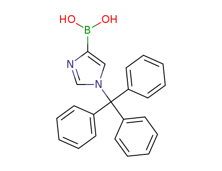 (1-trityl-1H-imidazol-4-yl)boronic acid