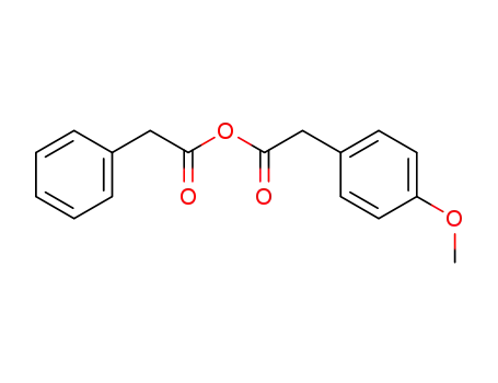 phenylacetic p-methoxyphenylacetic anhydride