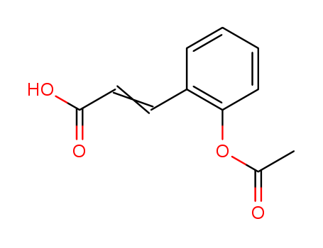 2-Propenoic acid,3-[2-(acetyloxy)phenyl]- cas  55620-18-3