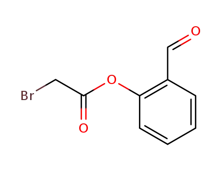 Molecular Structure of 124658-76-0 (BROMO-ACETIC ACID 2-FORMYL-PHENYL ESTER)
