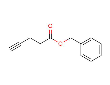 Molecular Structure of 126378-11-8 (4-Pentynoic acid, phenylmethyl ester)