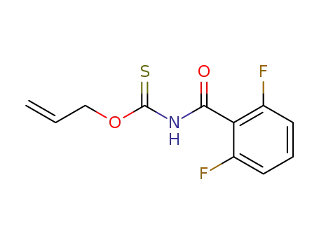 Molecular Structure of 148931-10-6 (O-allyl N-(2,6-difluorobenzoyl)monothiocarbamate)