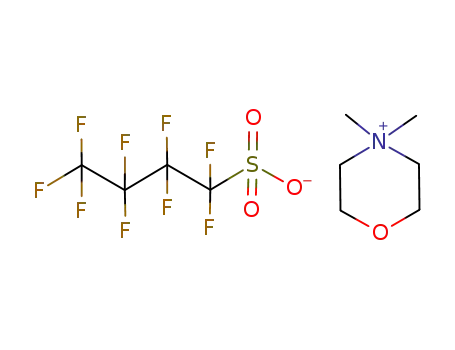 Molecular Structure of 25622-97-3 (N,N-dimethylmorpholiniumperfluorobutylsulfonate)
