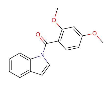 Molecular Structure of 201486-54-6 (1H-Indole, 1-(2,4-dimethoxybenzoyl)-)