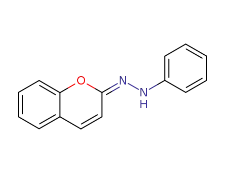 Molecular Structure of 5841-44-1 (2H-1-Benzopyran-2-one, phenylhydrazone)