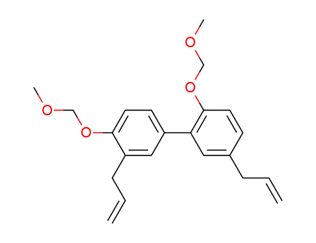 Molecular Structure of 711012-14-5 (5,3'-diallyl-2,4'-bis-methoxymethoxy-biphenyl)