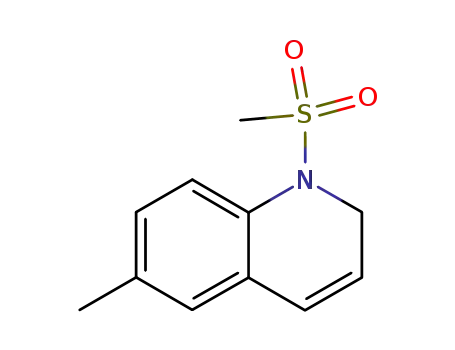 Molecular Structure of 333383-85-0 (1-methanesulfonyl-6-methyl-1,2-dihydro-quinoline)