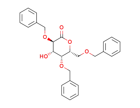 (3R,4S,5R,6R)-3,5-bis(benzyloxy)-6-benzyloxymethyl-4-hydroxytetrahydropyran-2-one
