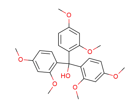 Molecular Structure of 76832-37-6 (TRIS(2,4-DIMETHOXYPHENYL)METHANOL)