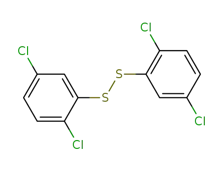 Molecular Structure of 5335-80-8 (Bis(2,5-dichlorophenyl) disulfide)