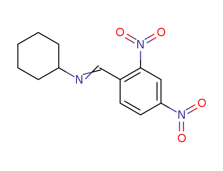 Molecular Structure of 553662-91-2 (N-(2,4-dinitrobenzylidene)cyclohexanamine)