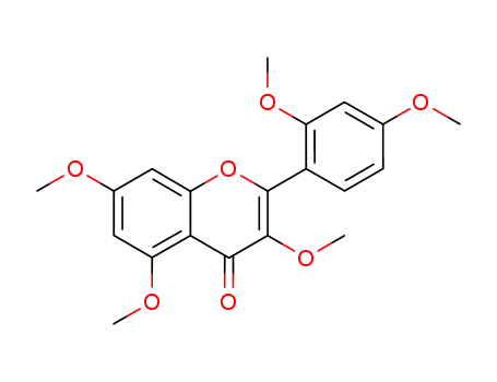 Molecular Structure of 7555-80-8 (Pentamethoxymorin)