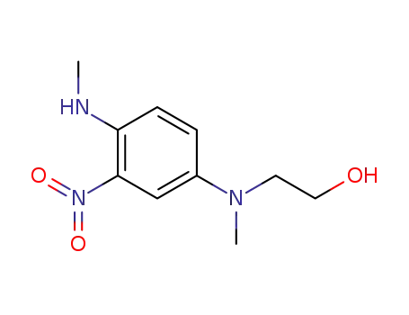 Molecular Structure of 10228-03-2 (2-[N-methyl-4-(methylamino)-3-nitroanilino]ethanol)