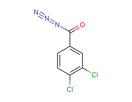 Molecular Structure of 6112-01-2 (3,4-dichlorobenzoyl azide)