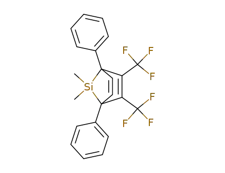2,3-bis(trifluoromethyl)-1,4-diphenyl-7,7-dimethyl-7-silanorbornadiene