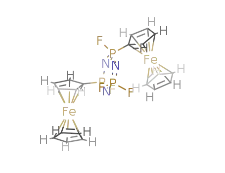 Molecular Structure of 84462-68-0 (N<sub>3</sub>P<sub>3</sub>F<sub>4</sub>{(C<sub>5</sub>H<sub>4</sub>)Fe(C<sub>5</sub>H<sub>5</sub>)}2)