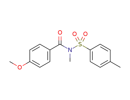 Molecular Structure of 1445317-61-2 (N-methyl-N-tosyl-p-methoxybenzamide)