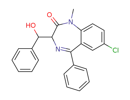 2H-1,4-Benzodiazepin-2-one,
7-chloro-1,3-dihydro-3-(hydroxyphenylmethyl)-1-methyl-5-phenyl-