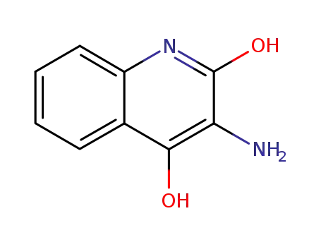 Molecular Structure of 99459-49-1 (2(1H)-Quinolinone, 3-amino-4-hydroxy-)
